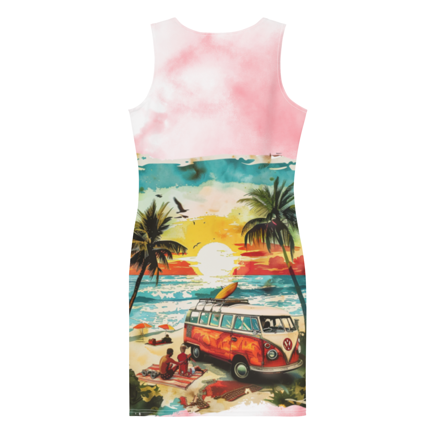 AK Summer Breeze Bodycon-Dress_Pink Sunset Surf