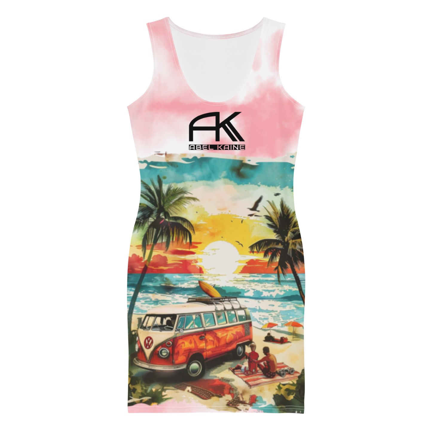 AK Summer Breeze Bodycon-Dress_Pink Sunset Surf