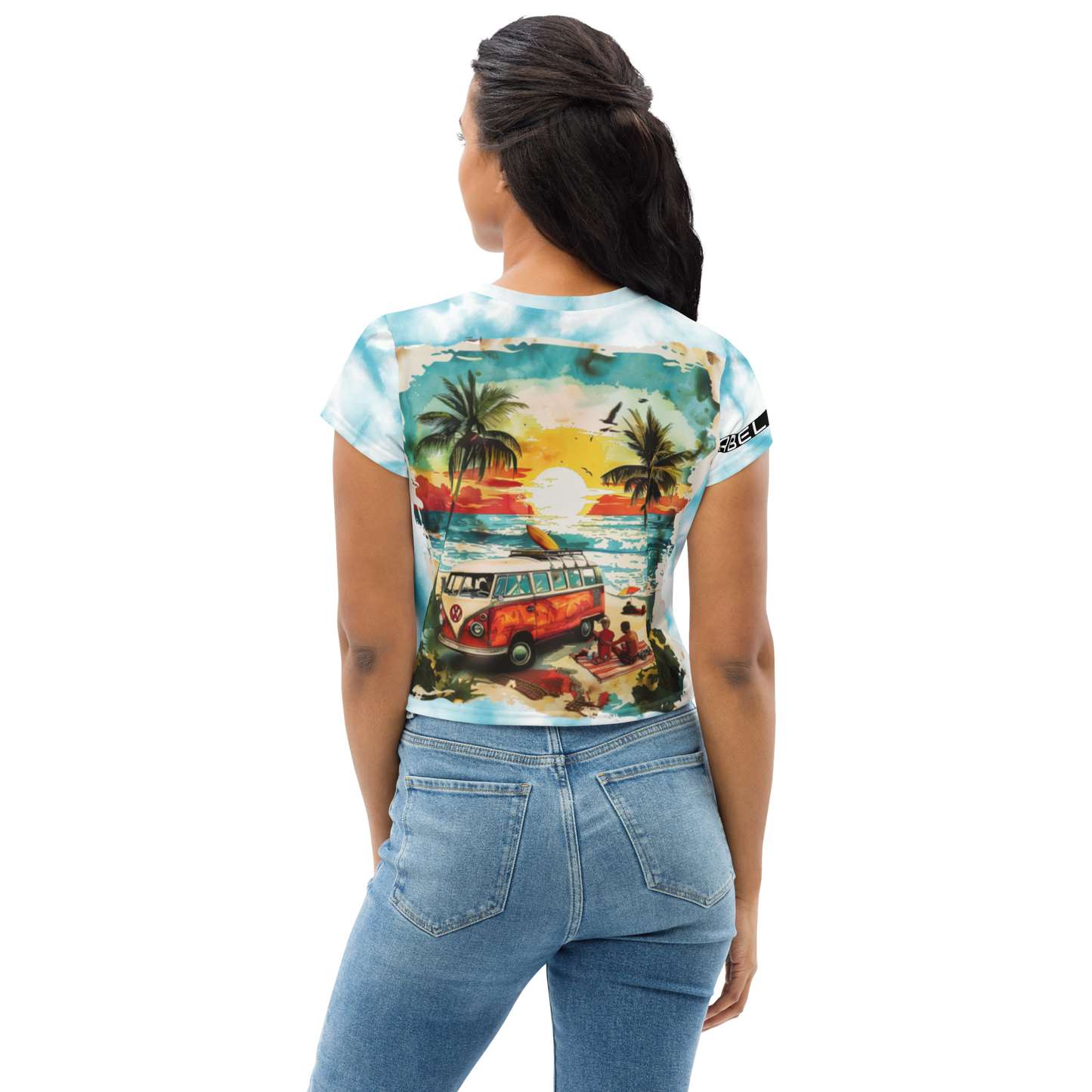 AK Summer Breeze Crop-Top_Blue Sunset Surf