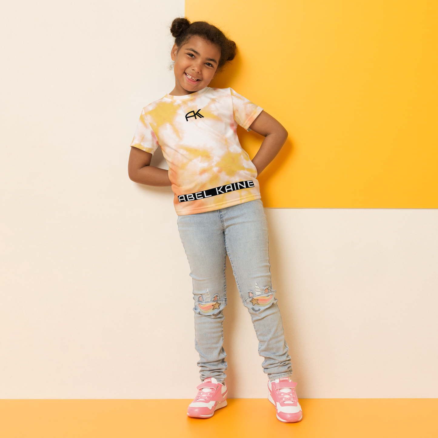 AK Summer Breeze Kids Tee_Orange Pure & Clean