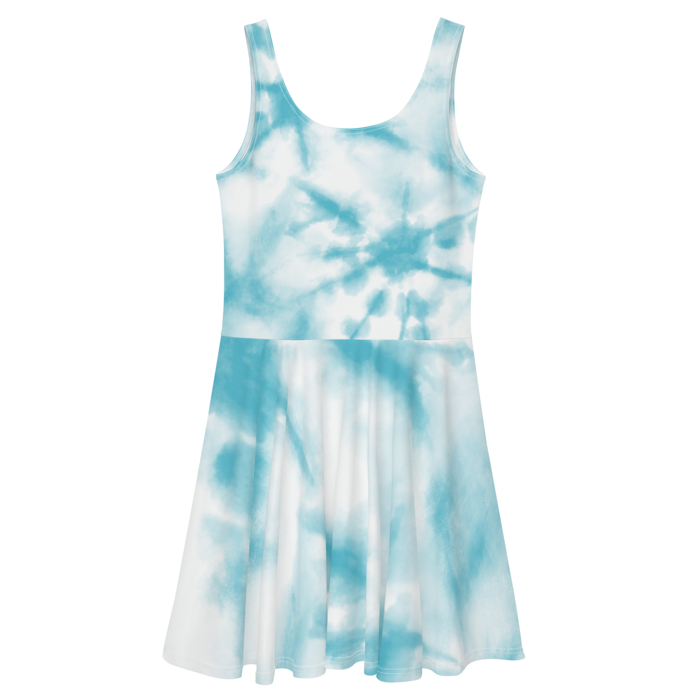 AK Summer Breeze Skater-Dress_Blue Pure & Clean