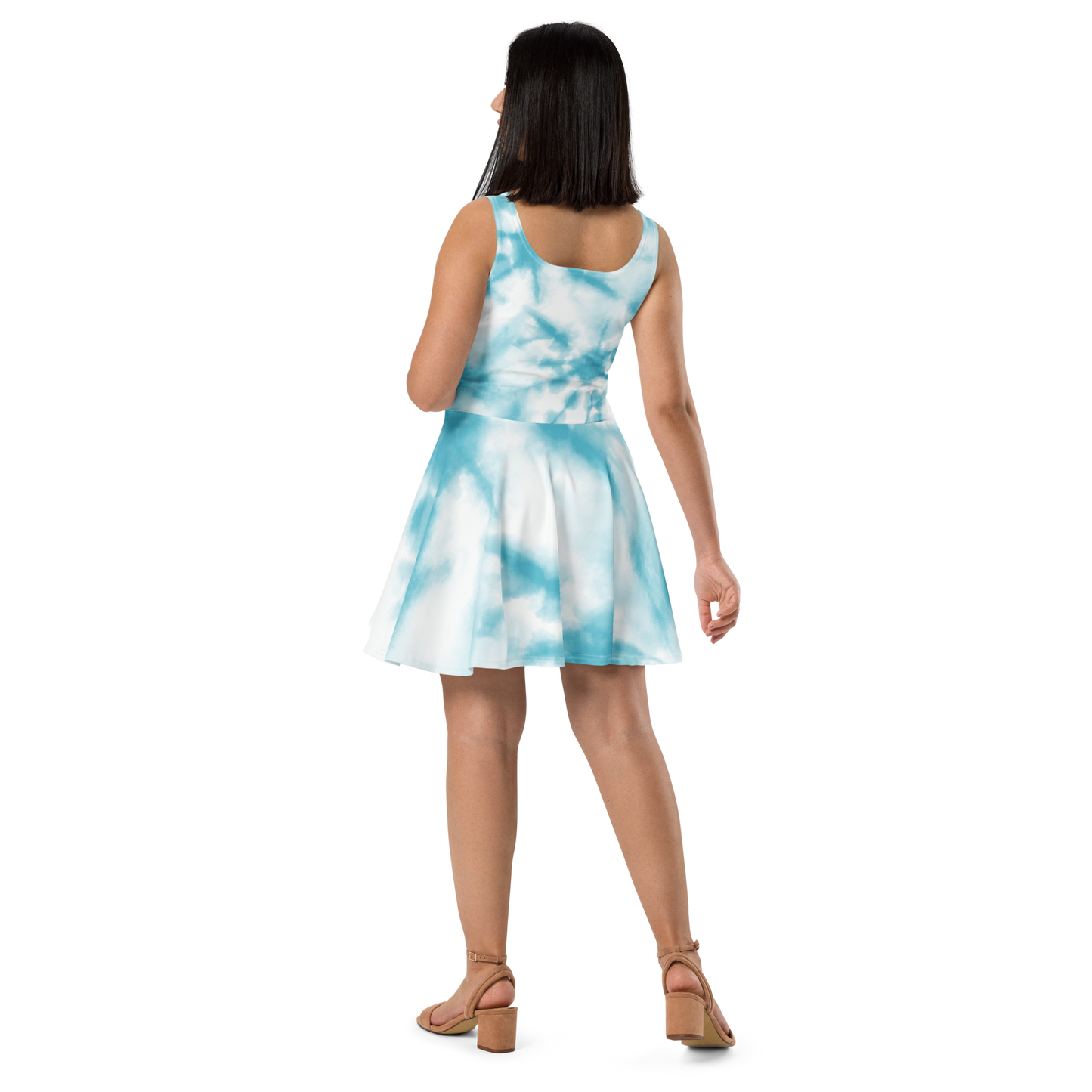 AK Summer Breeze Skater-Dress_Blue Pure & Clean