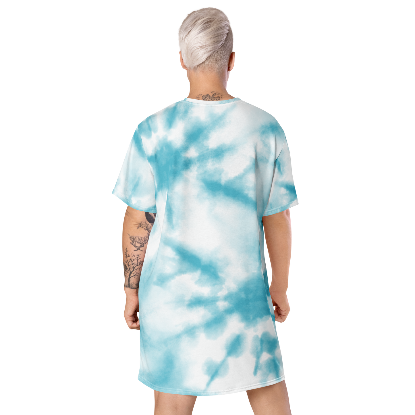 AK Summer Breeze Tee Dress_Blue Pure & Clean