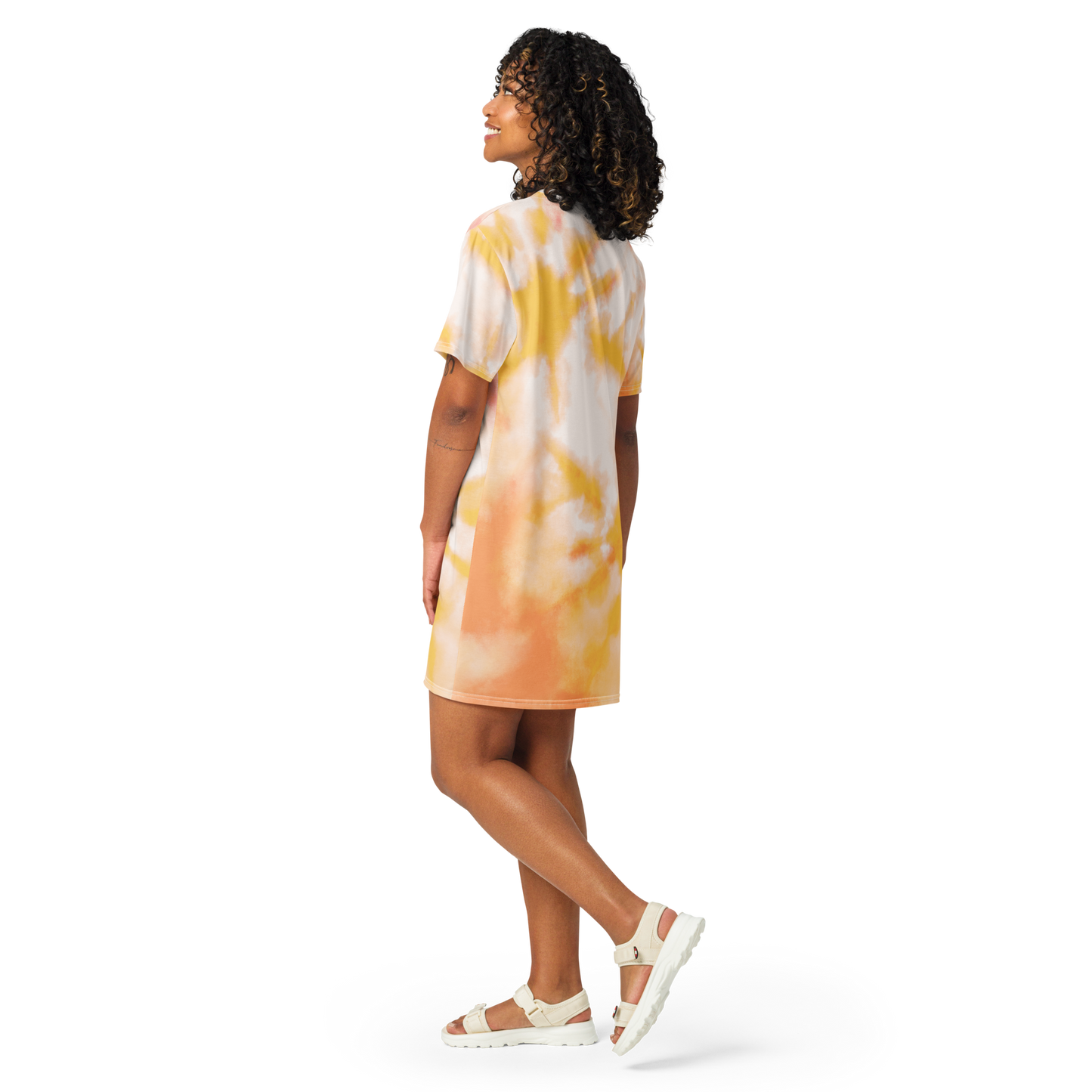 AK Summer Breeze Tee Dress_Orange Pure & Clean