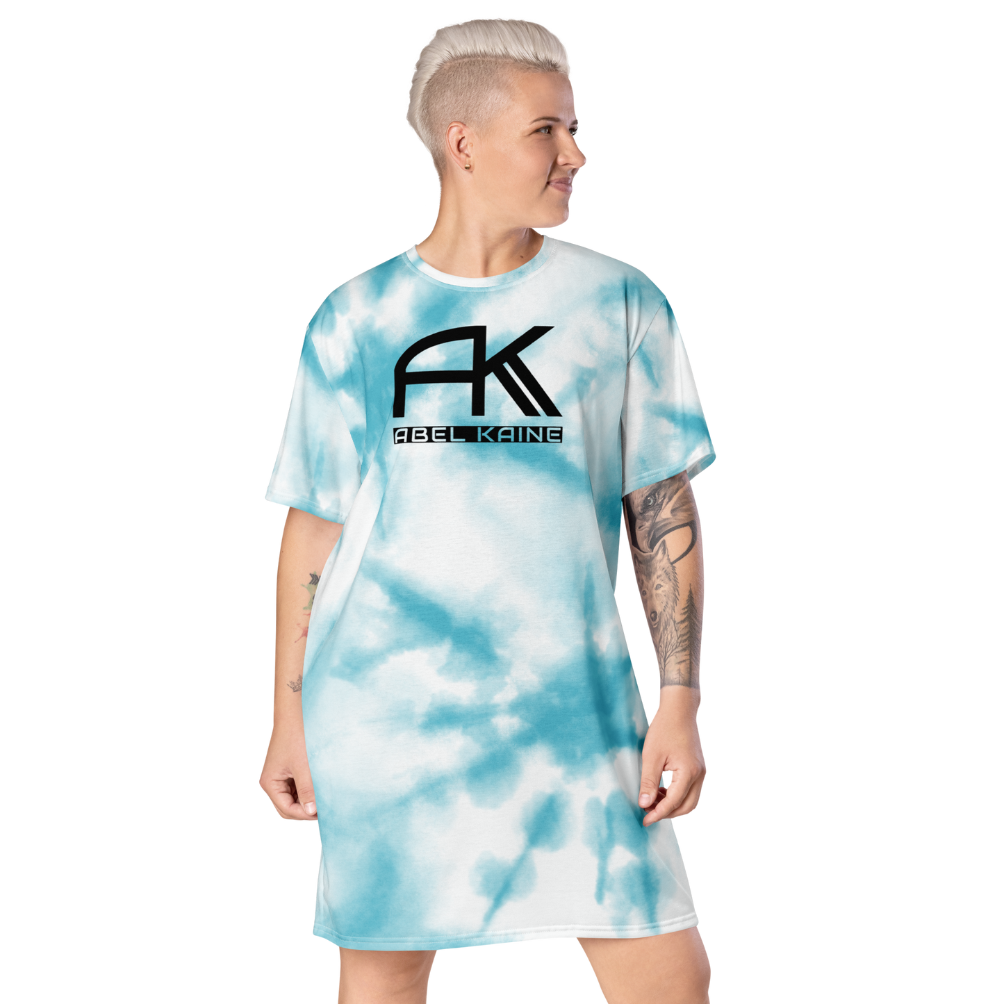 AK Summer Breeze Tee Dress_Blue Pure & Clean