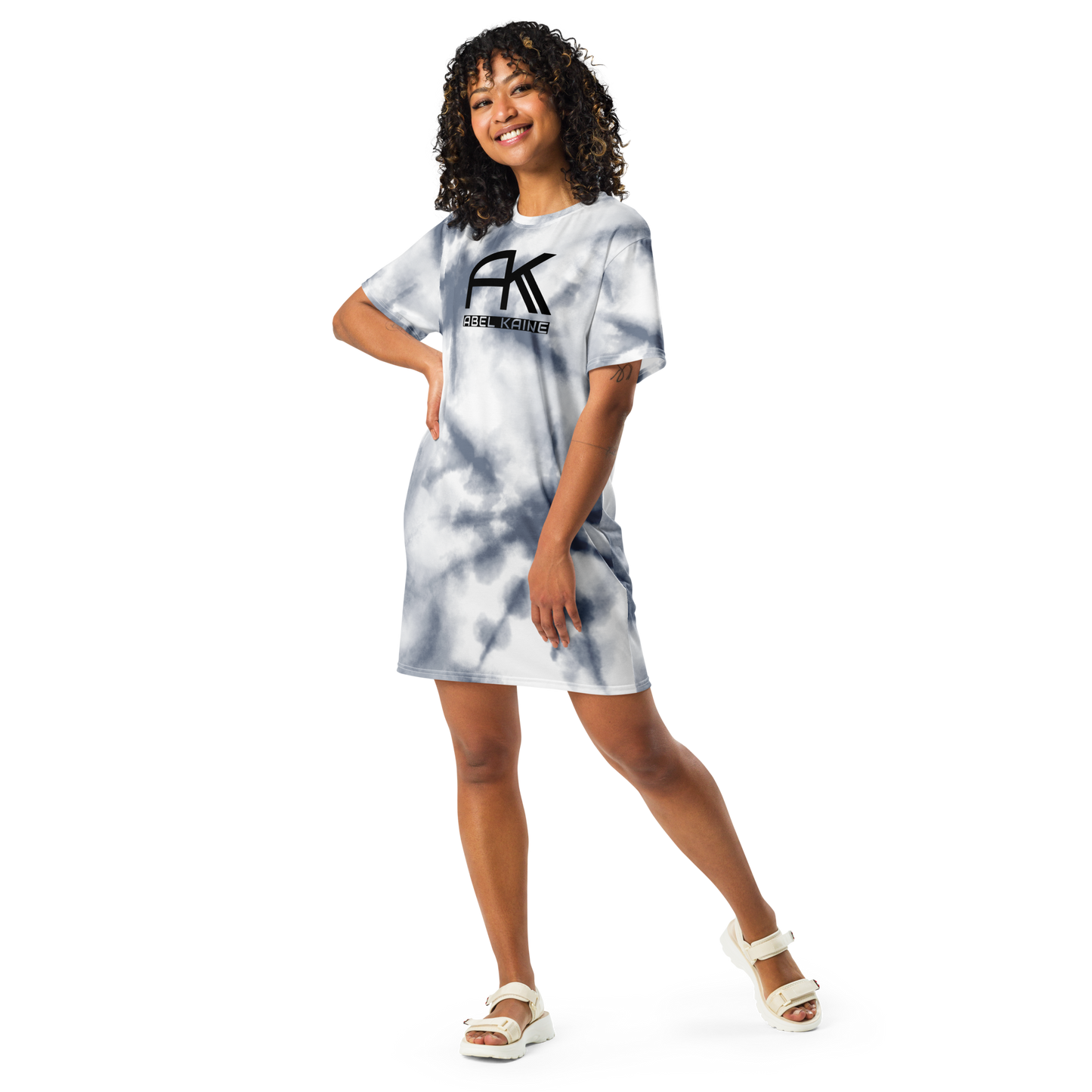 AK Summer Breeze Tee Dress_Gray Pure & Clean