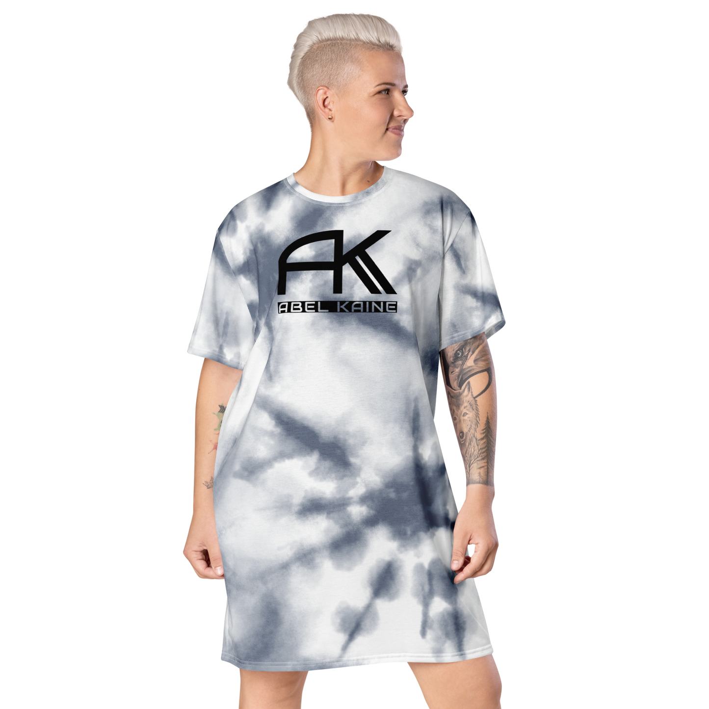 AK Summer Breeze Tee Dress_Gray Pure & Clean