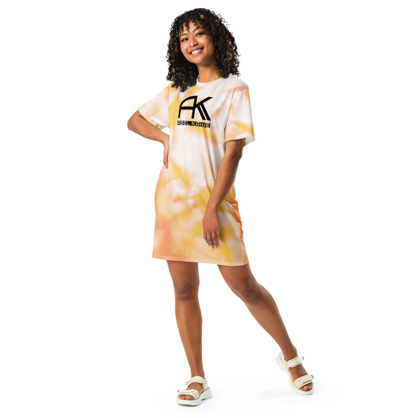 AK Summer Breeze Tee Dress_Orange Pure & Clean