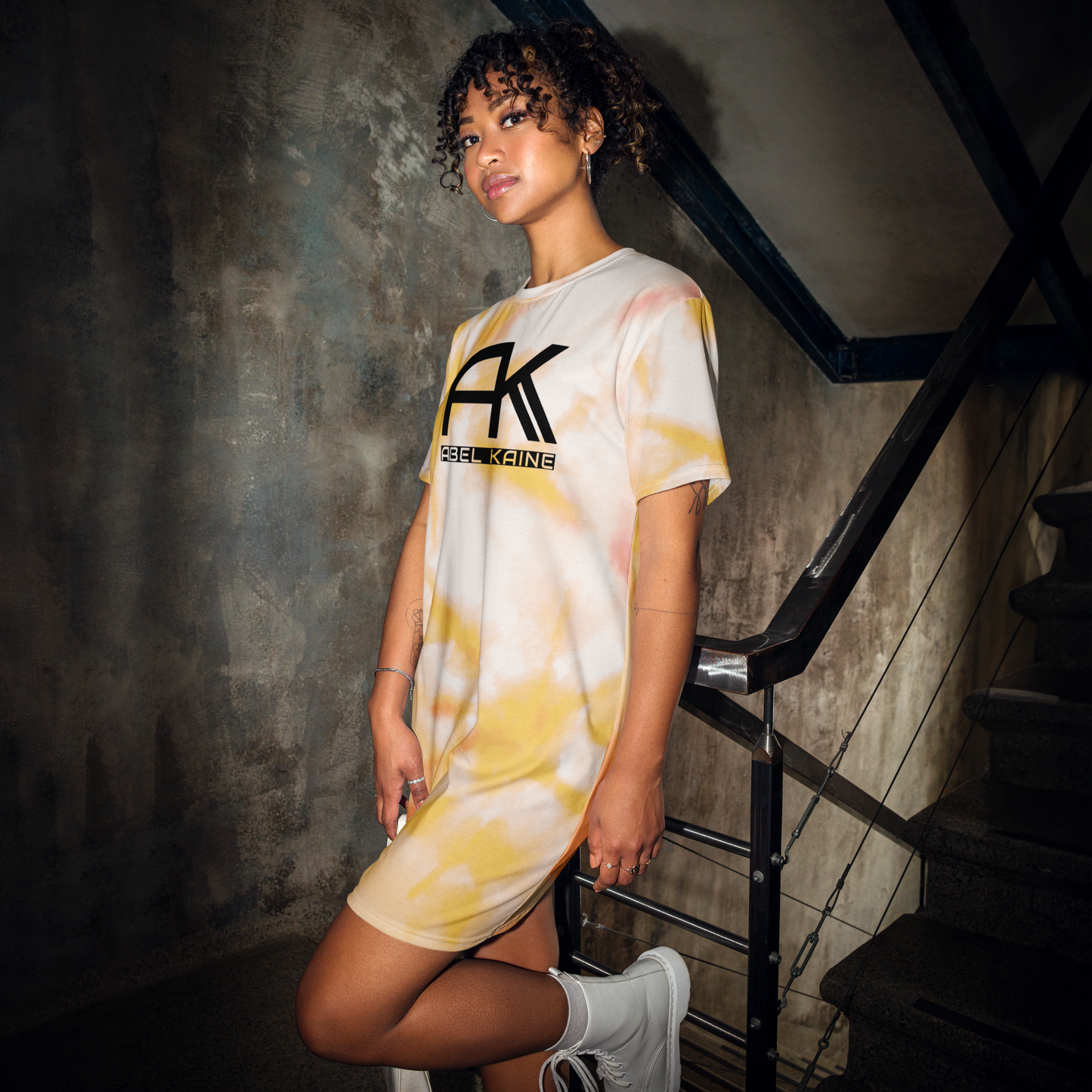 AK Summer Breeze Tee Dress_Orange Pure & Clean