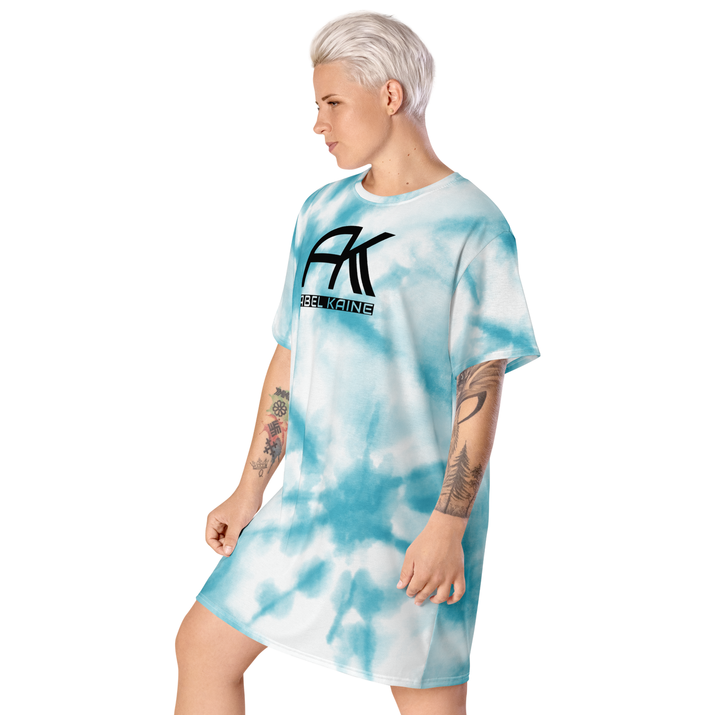 AK Summer Breeze Tee Dress_Blue Pure & Clean