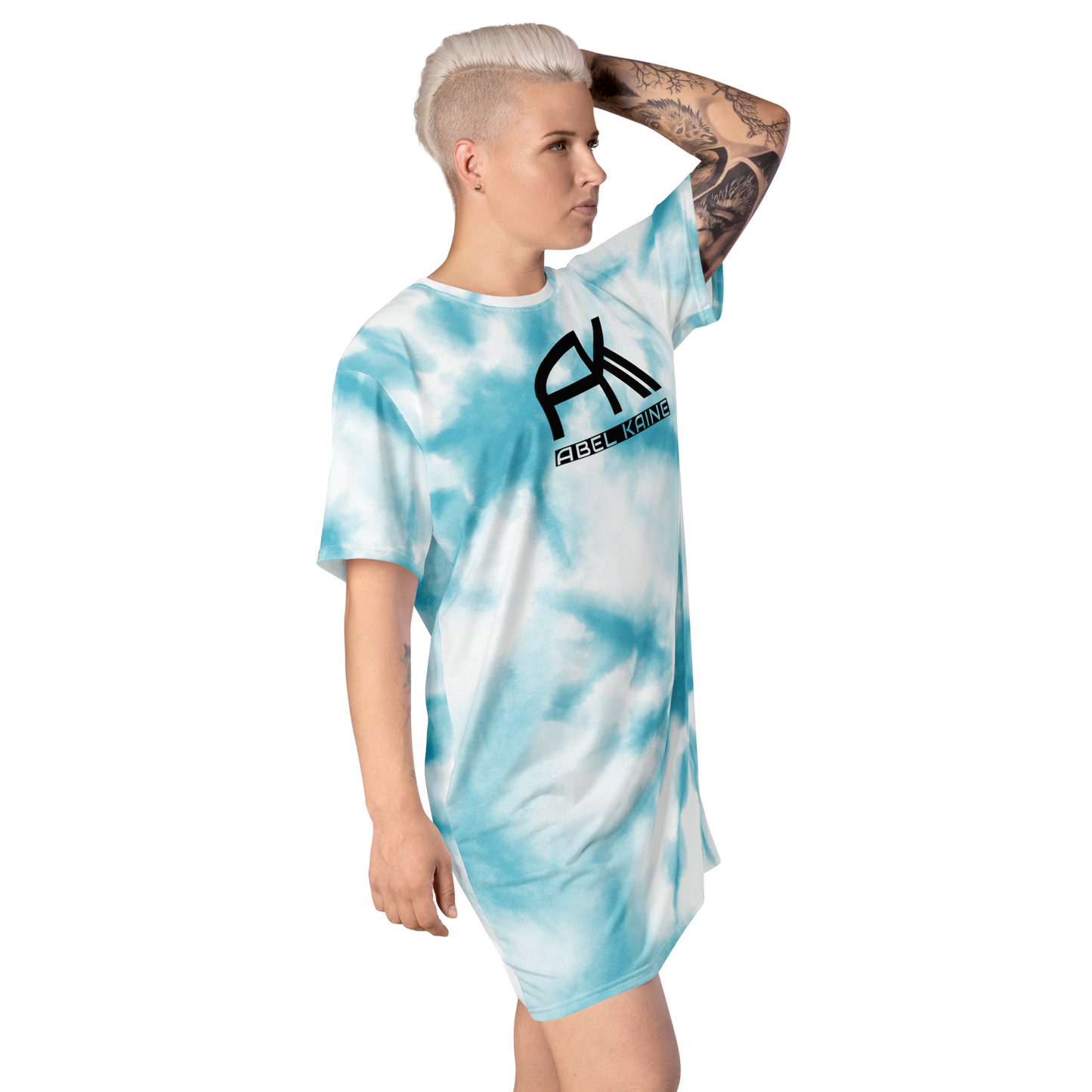 AK Summer Breeze Tee Dress_Blue Pure & Clean