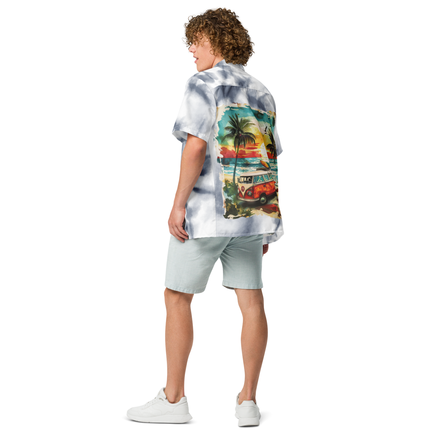 AK Summer Breeze Unisex Shirt_Gray Sunset Surf