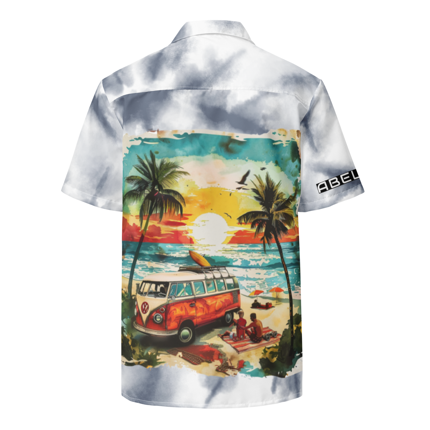 AK Summer Breeze Unisex Shirt_Gray Sunset Surf