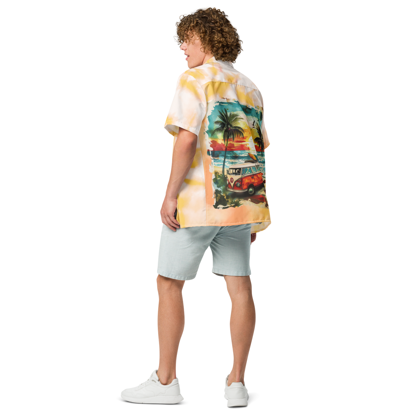 AK Summer Breeze Unisex Shirt_Orange Sunset Surf