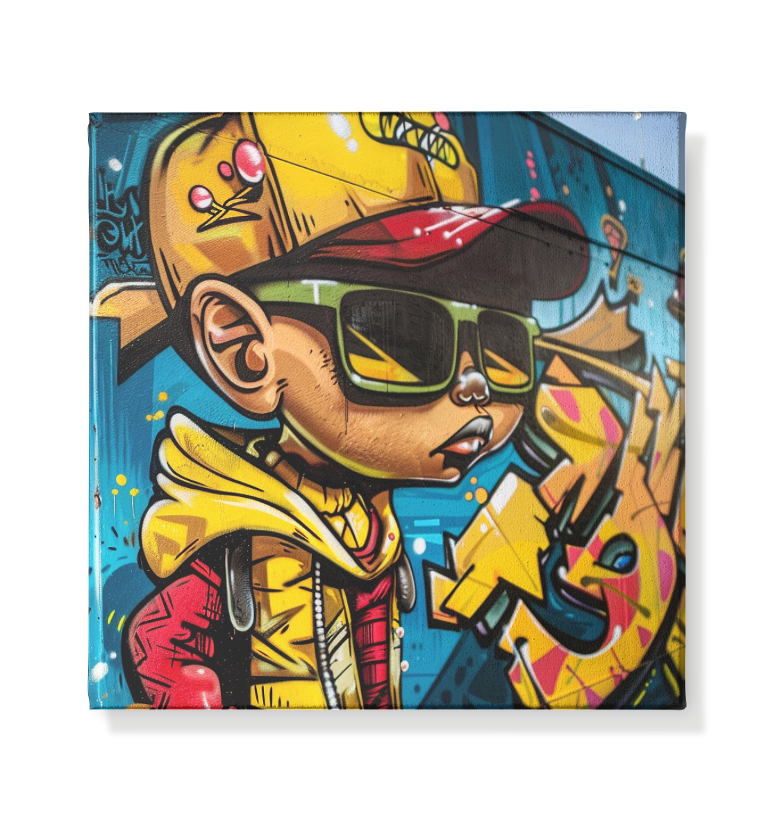 HIP2DAHOP "Golden Boy" - Leinwand 20x20cm