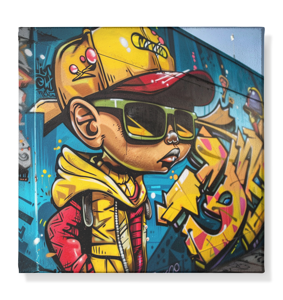 HIP2DAHOP "Golden Boy" - Leinwand 40x40cm