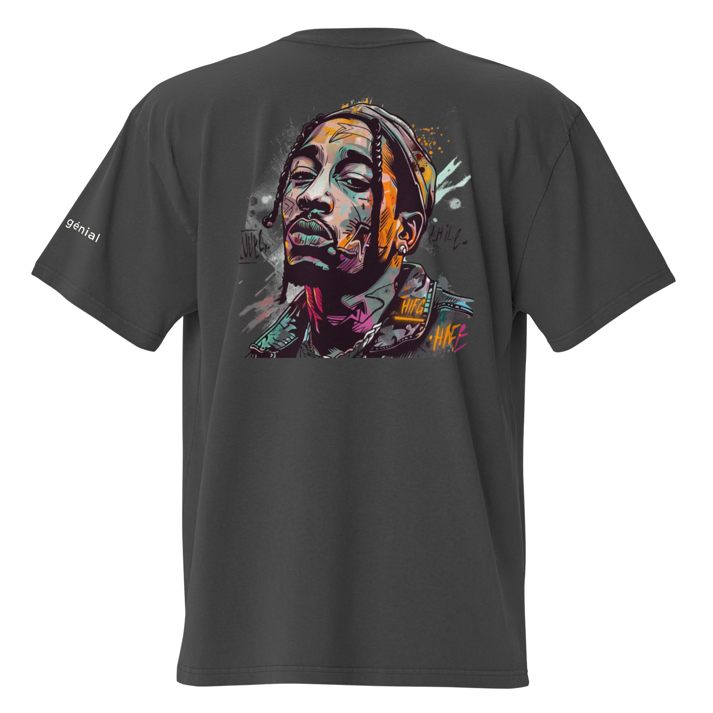 LMG The Colored Dude Unisex Oversized Faded T-Shirt