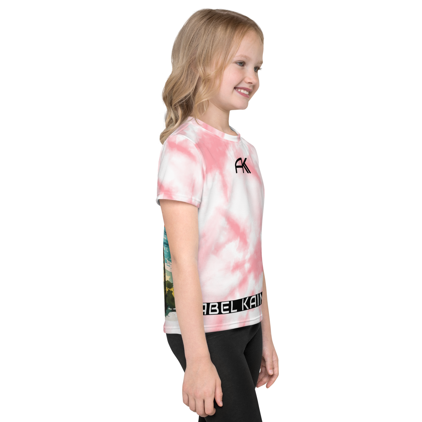 AK Summer Breeze Kids Tee_Pink Sunset Surf