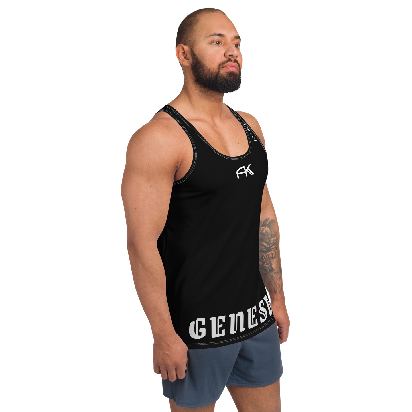 AK GENESIS - Nxt Gen! chptr one Unisex Tank-Top Pure_Black