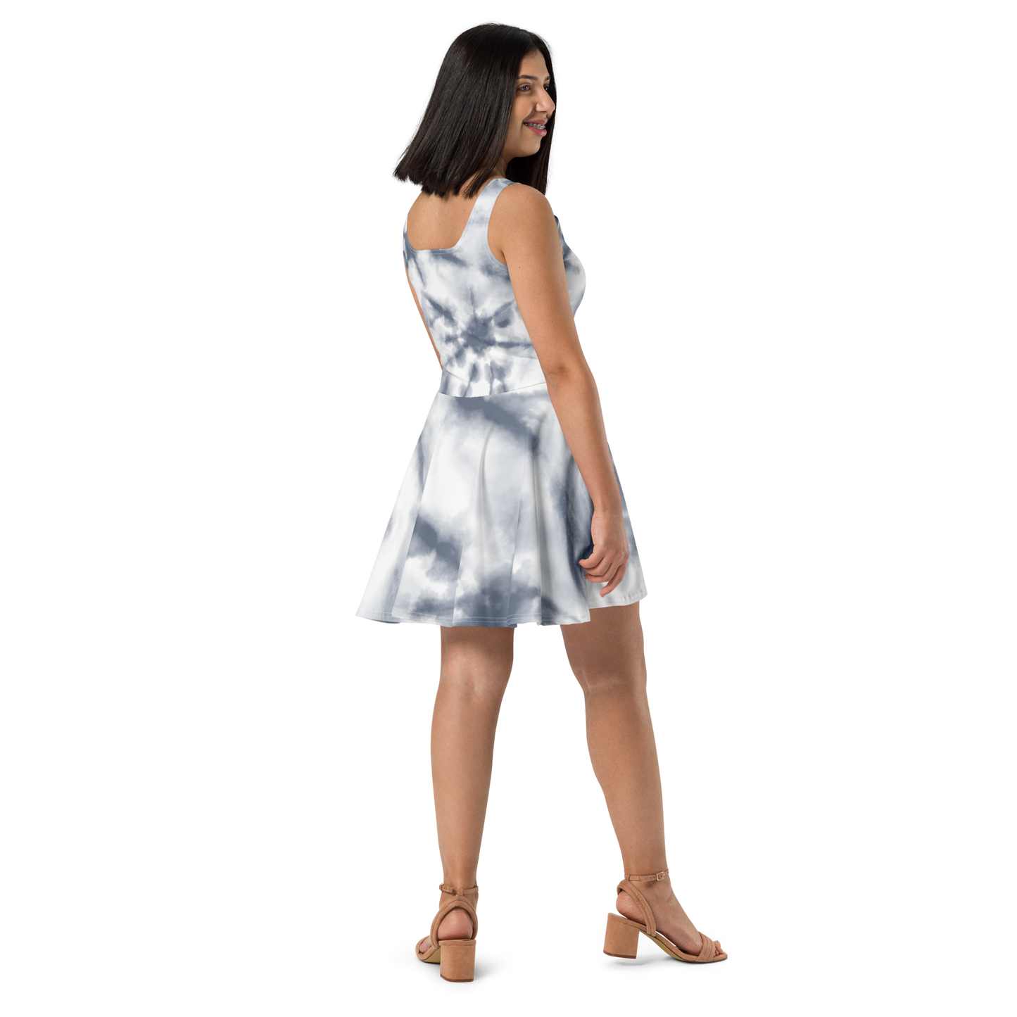 AK Summer Breeze Skater Dress_Gray Pure & Clean