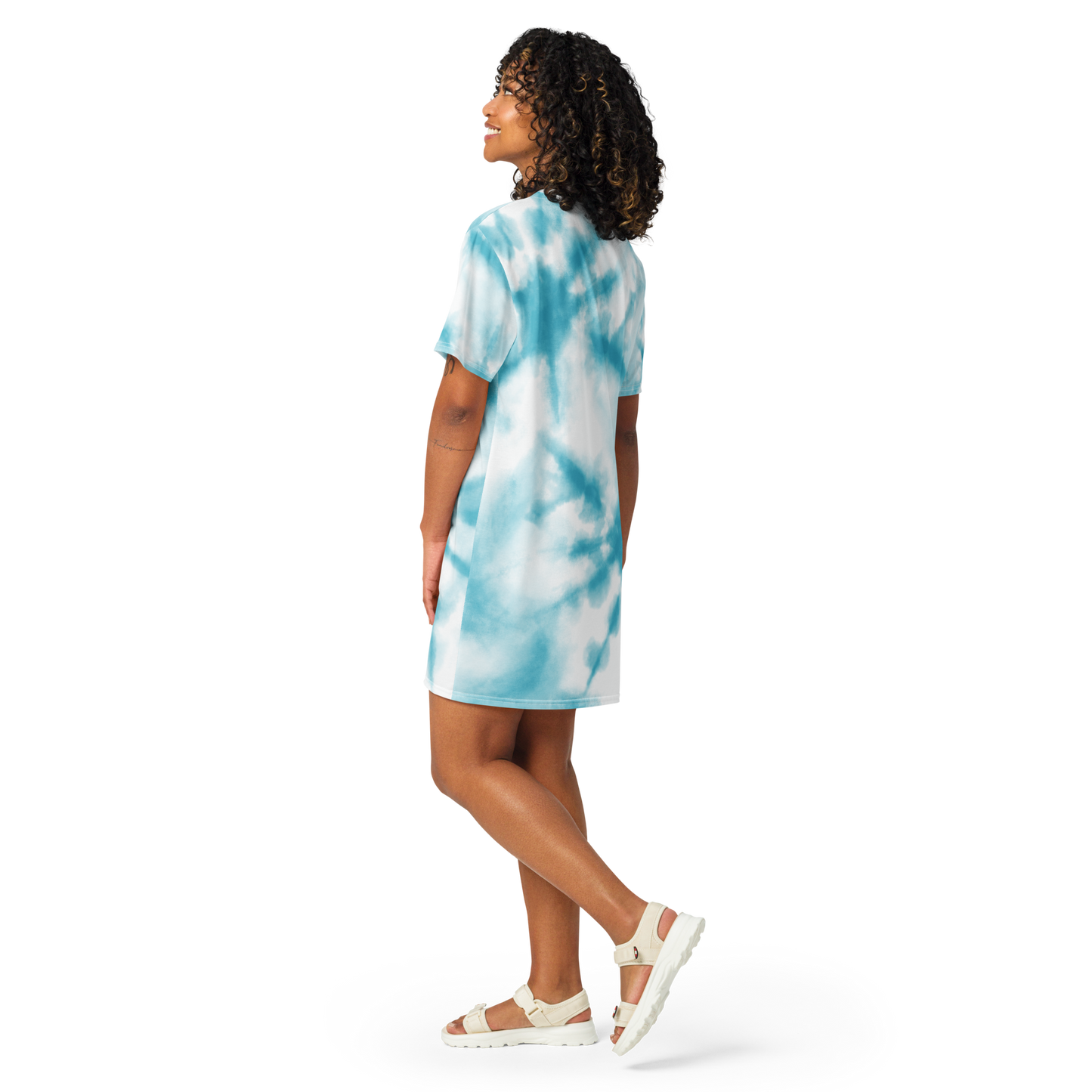 AK Summer Breeze Tee Dress_Blue Pure &amp; Clean