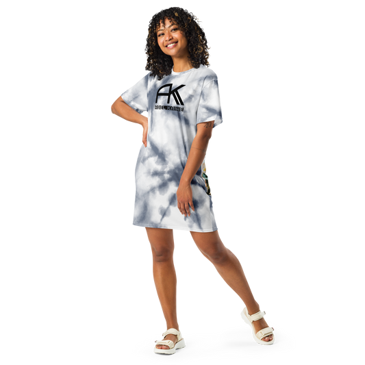 AK Summer Breeze Tee Dress_Gray Sunset Surf